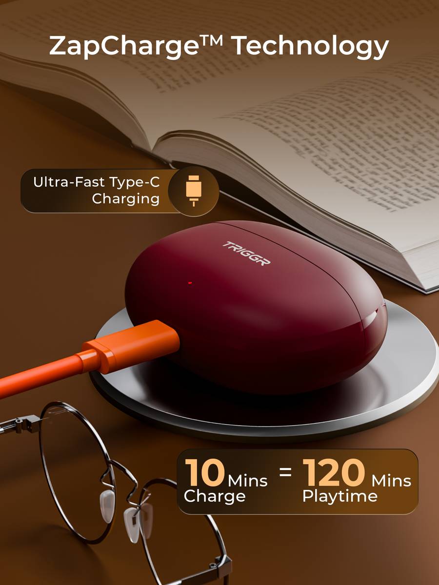 Ultrabuds Go with 40H Playtime, AI ENC, Dynamic Drivers, Type-C Fast Charging Bluetooth — photo 5
