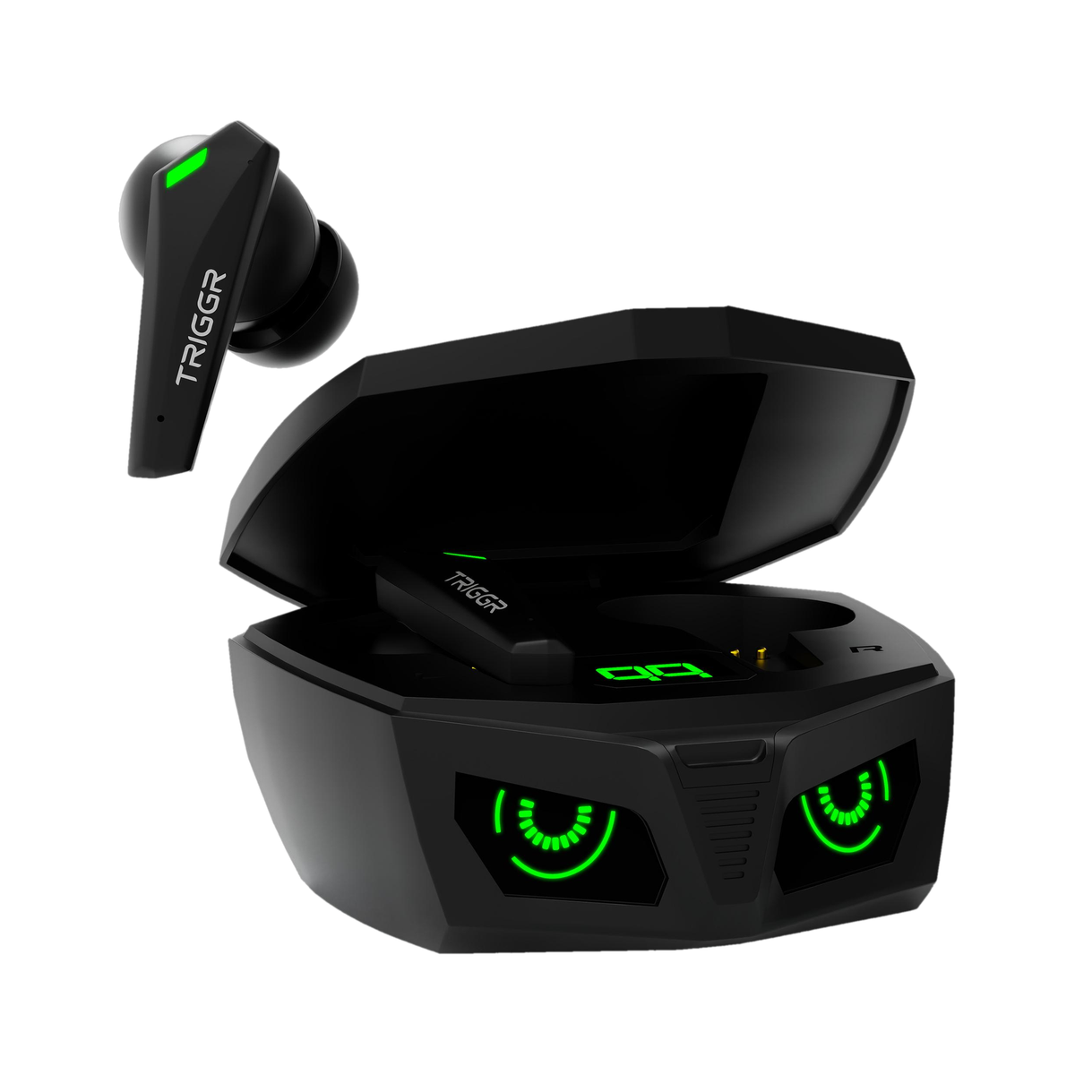 Kraken X1 with Battery Display, 40ms Latency, Quad Mic ENC, 40 Hr, v5.3 Bluetooth Gaming