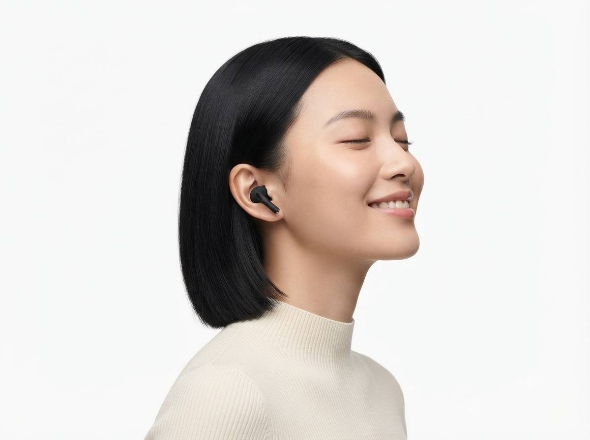 True Wireless Earbuds with Charging Case, Black Bluetooth — photo 3