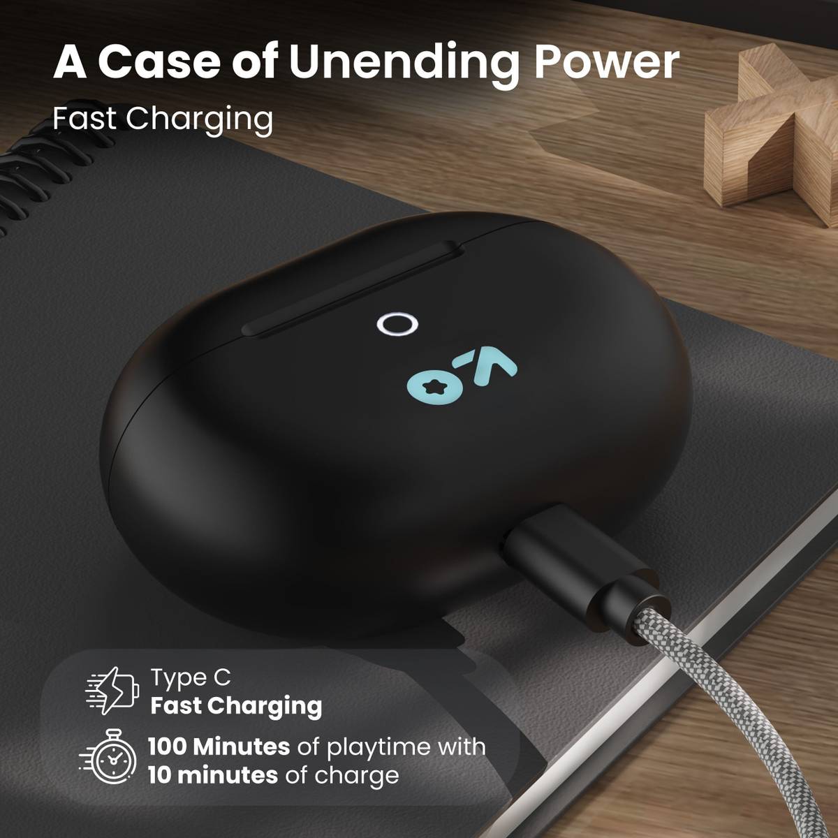 GOBOULT W40 with 4 Mic ENC, 48H Battery Life, Low Latency Gaming, 5.3v Bluetooth Gaming — photo 4