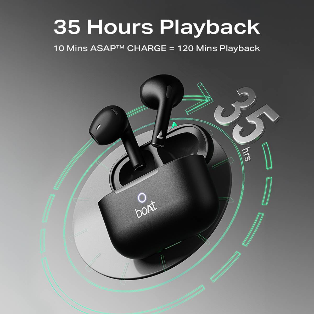boAt Airdopes Alpha,35H Battery, 13mm Drivers,ENx, Stream Ad Free Music via App Bluetooth — photo 4