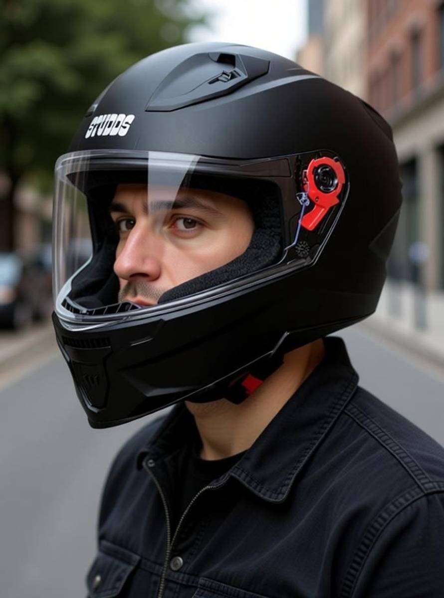 STUDDS Raider Street Motorbike Helmet — photo 2