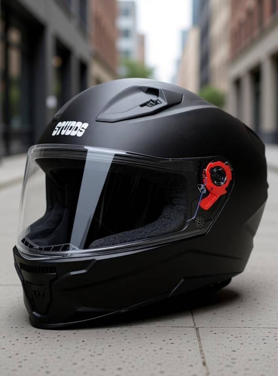 STUDDS Raider Street Motorbike Helmet — photo 5