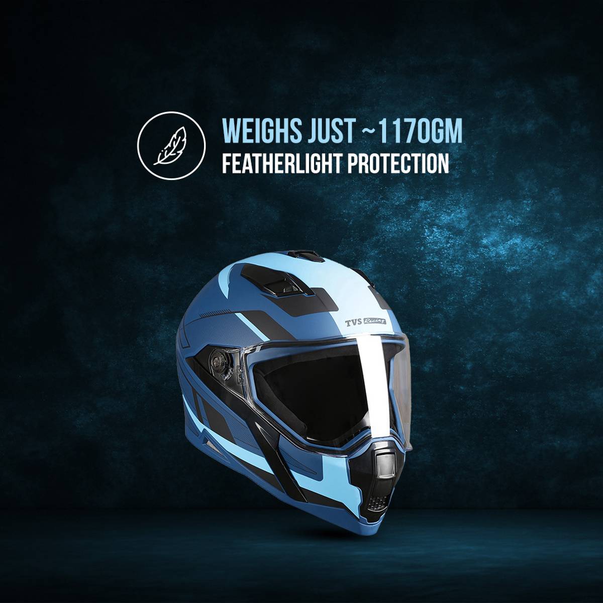 TVS Racing Anti Matter Motorbike Helmet — photo 3