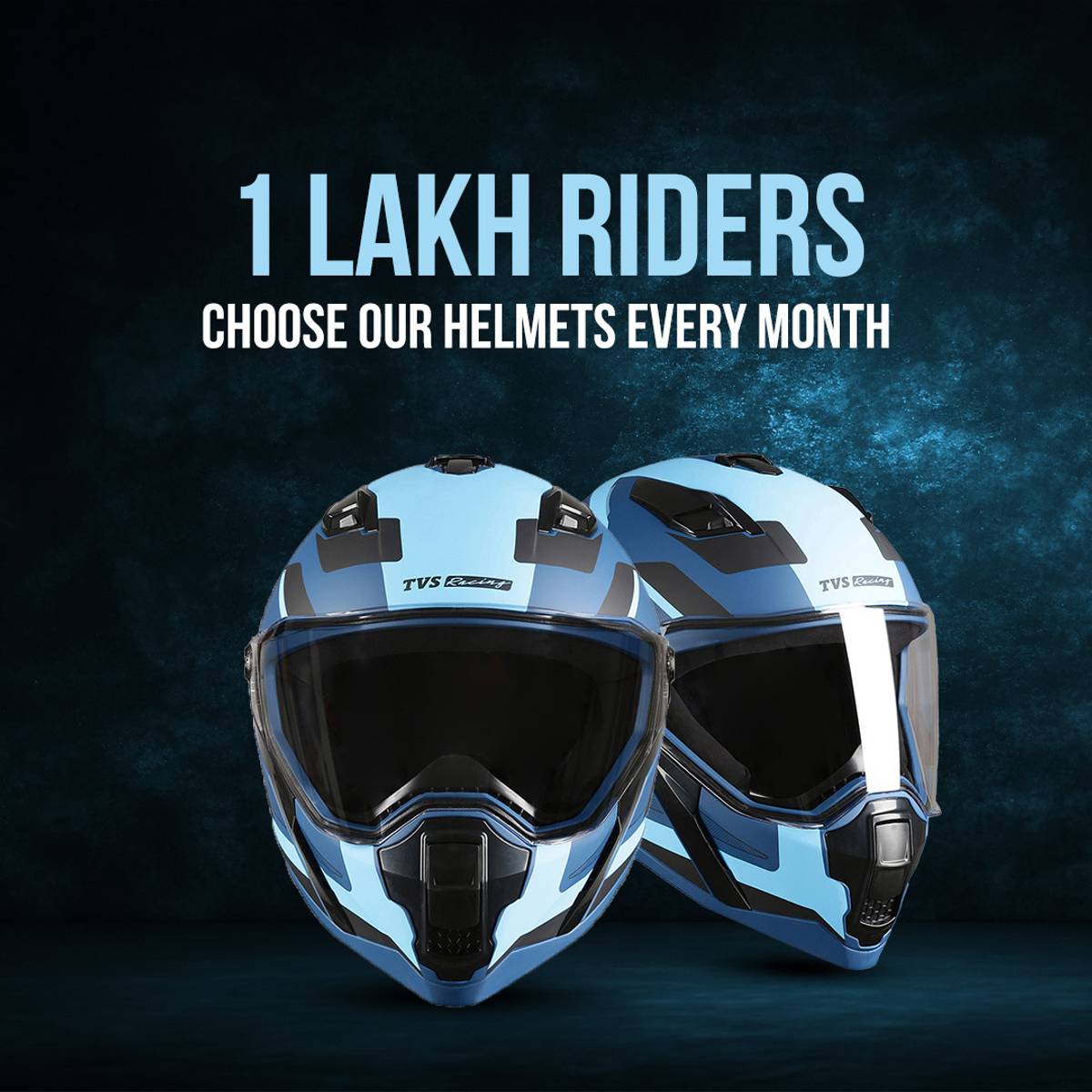 TVS Racing Anti Matter Motorbike Helmet — photo 2