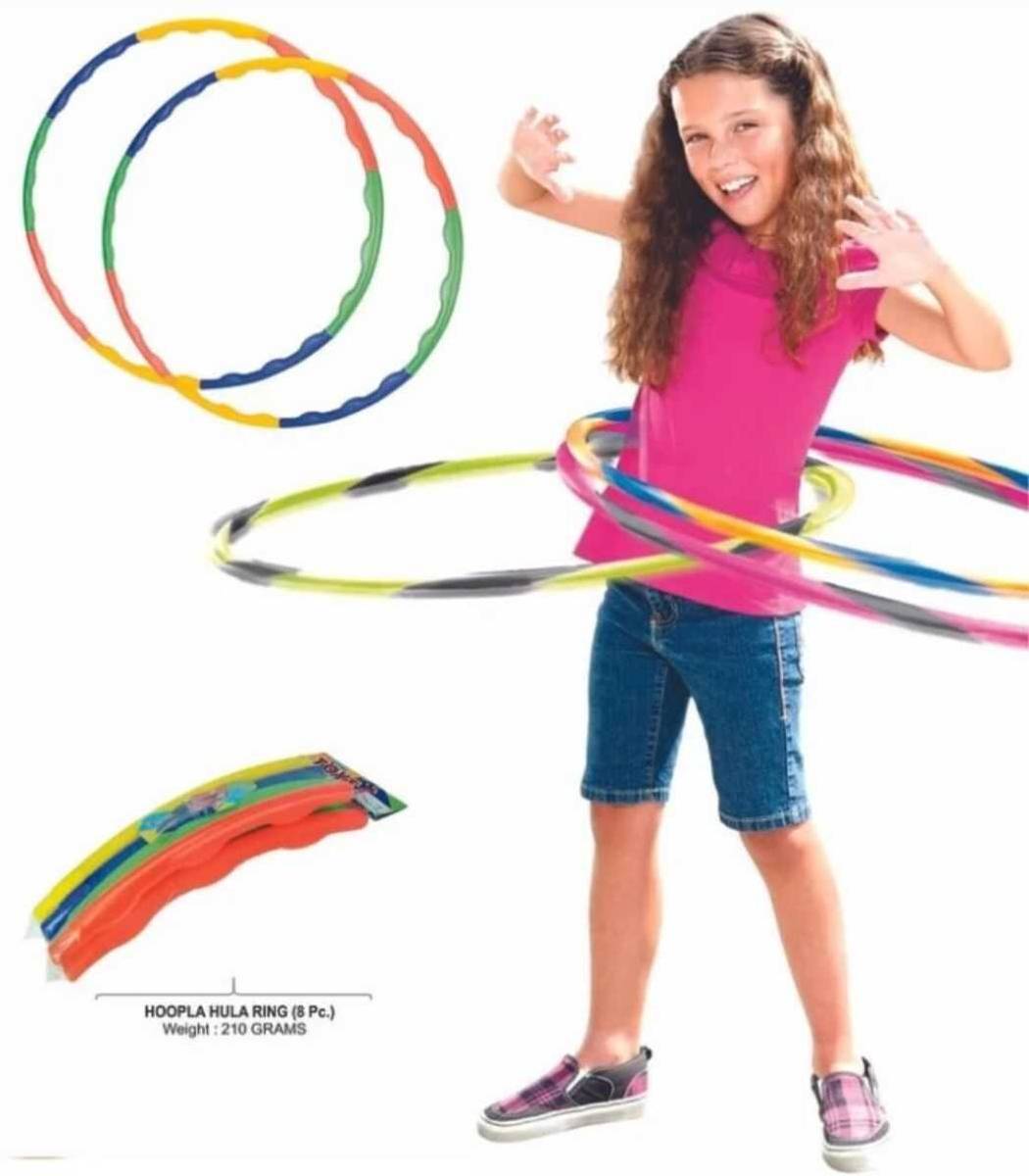little toys Hula Hoop Ring of 8 Pcs For Kids, for Exercise & Dance Hula Hoop Game(70 cm) Hula Hoop