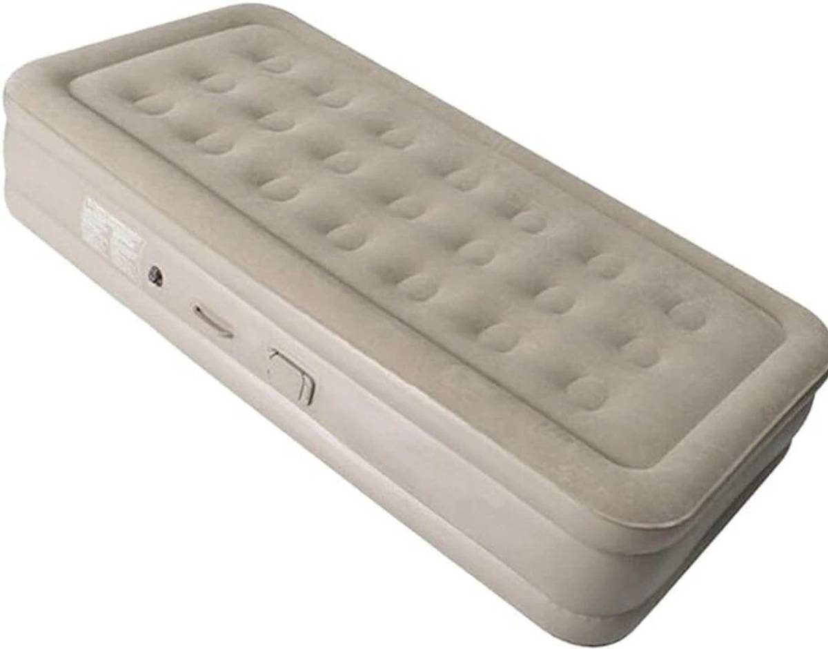 WTE PVC Inflatable Air Bed | Foldable Waterproof Mattress for Travel & Home PVC 4 Seater Inflatable Sofa