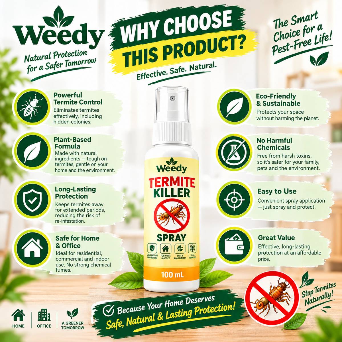 Termite Killer Spray – Professional Pest Control Formula for Home — photo 3