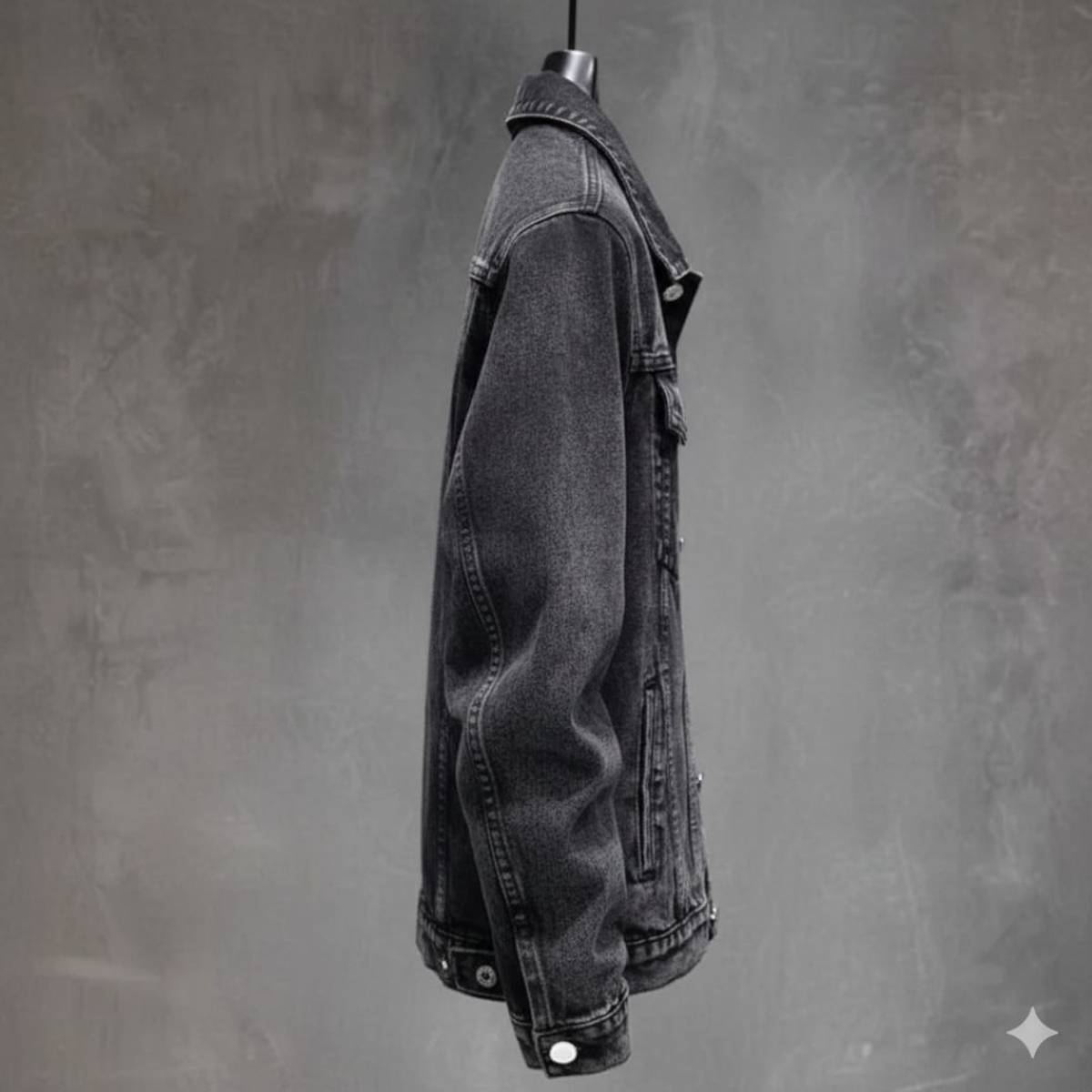 Jeancherry Full Sleeve Solid Men Denim Jacket — photo 3