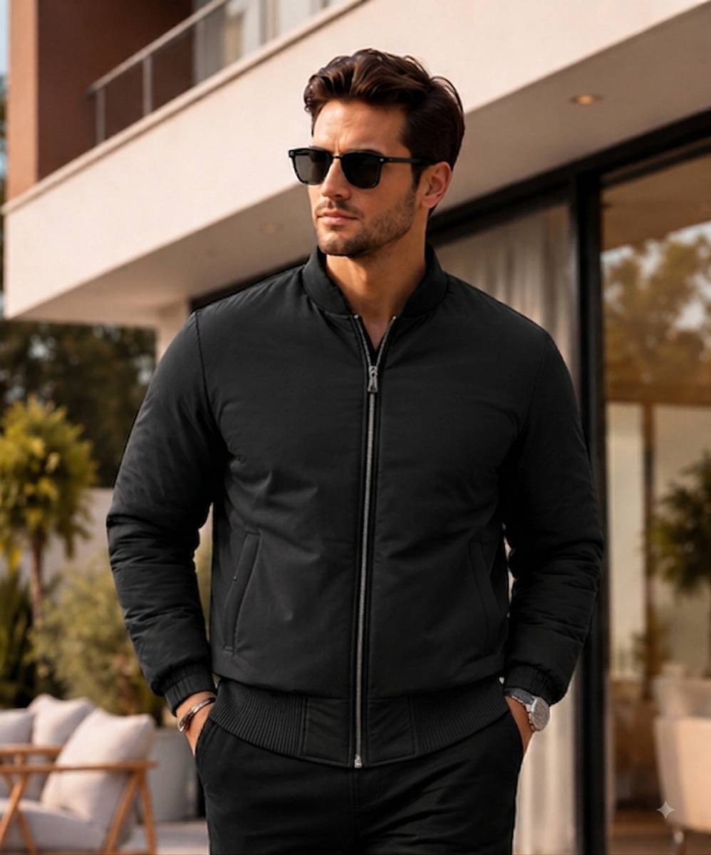 AD & AV Full Sleeve Solid Men Jacket
