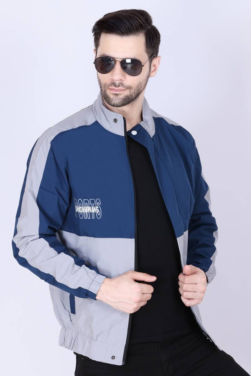 eWools Full Sleeve Colorblock Men Jacket
