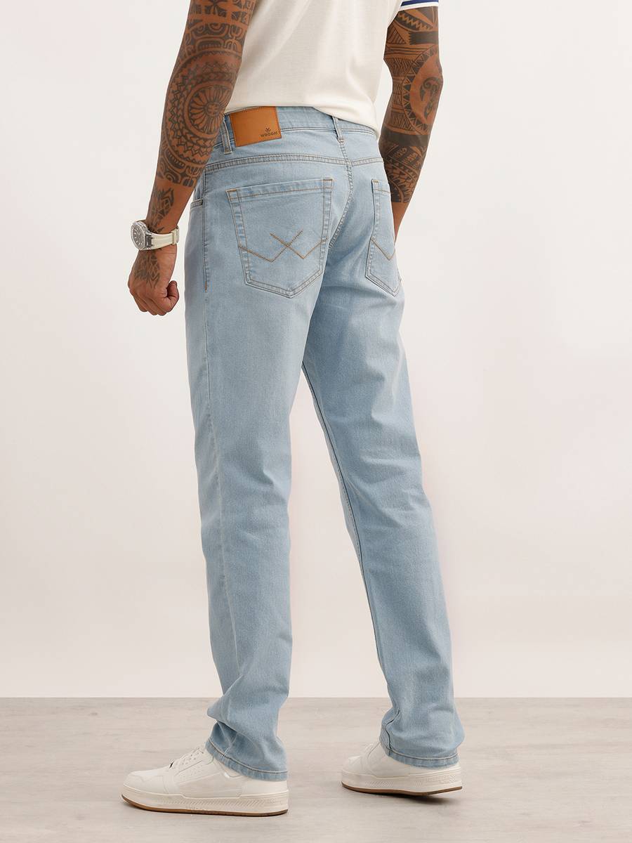 Straight Fit Men Grey Jeans — photo 3