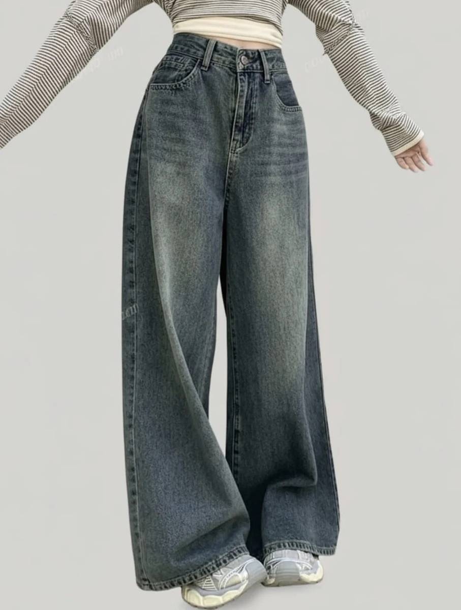 sky collection Baggy Fit Women Blue Jeans