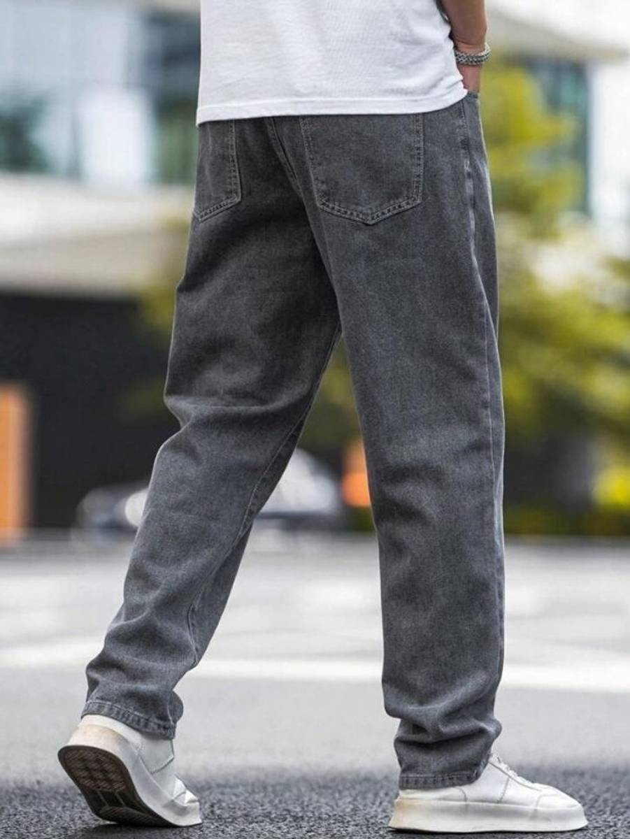JAAR FASHION Loose Fit Men Grey Jeans — photo 2