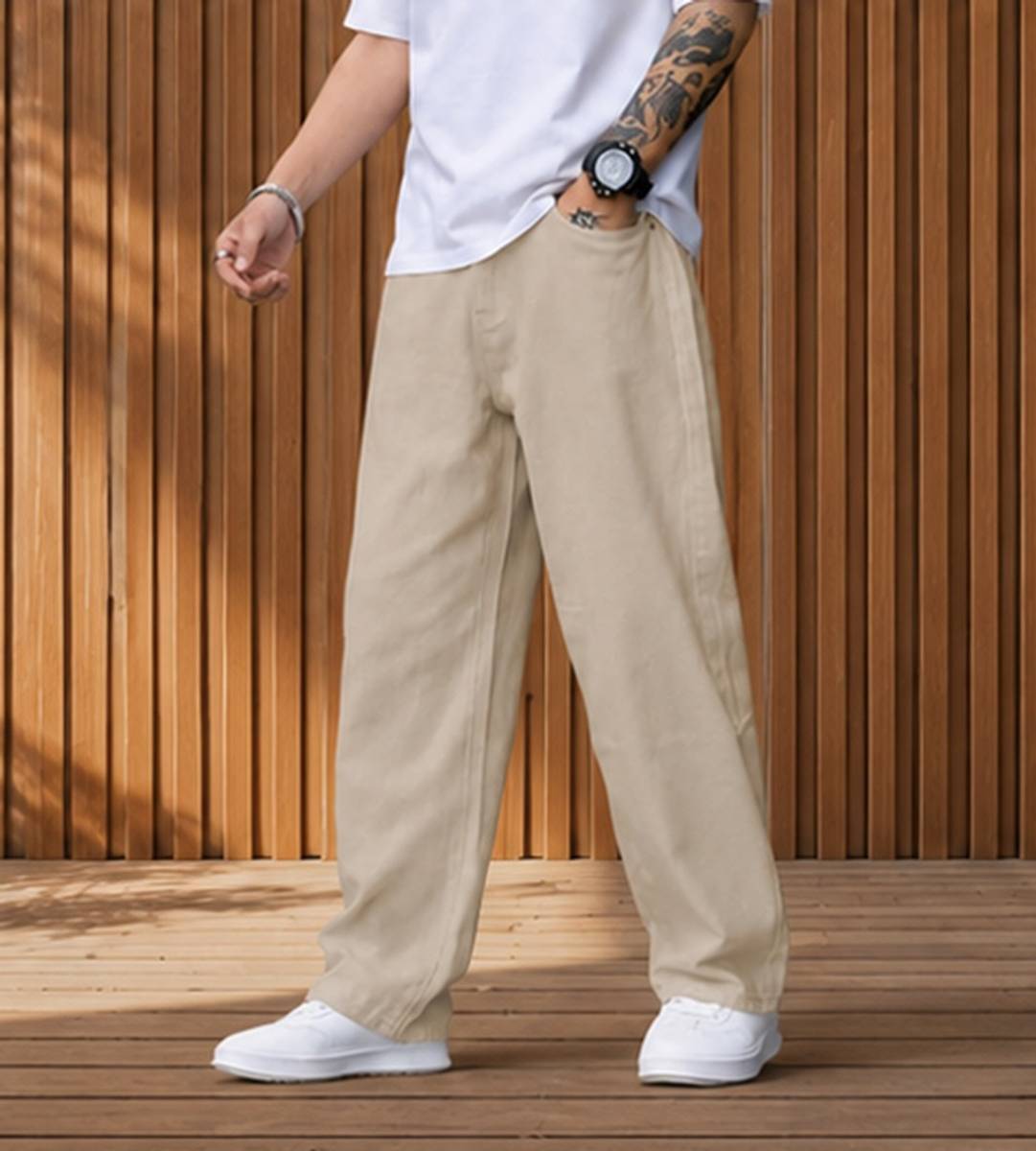 CABRRR Regular Men Beige Jeans