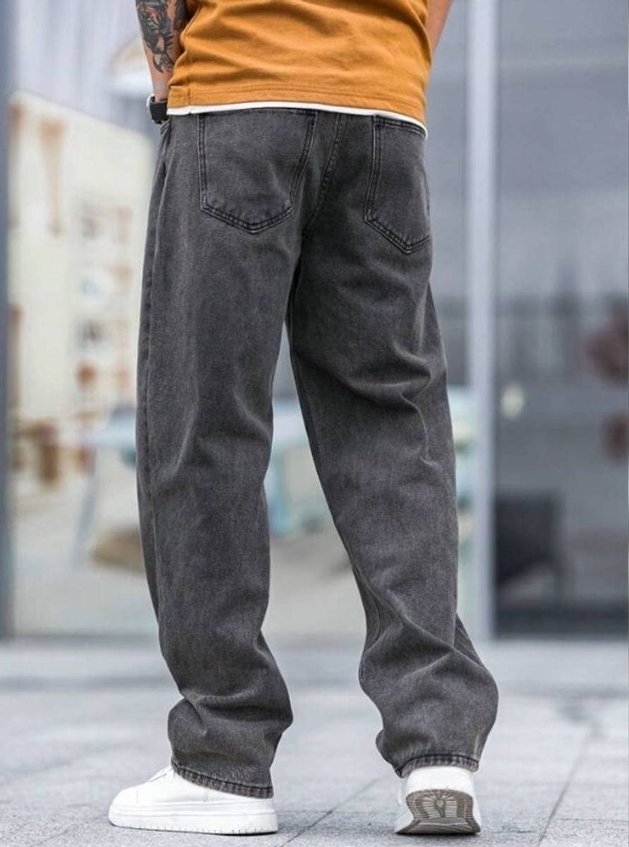 JAAR FASHION Loose Fit Men Grey Jeans — photo 4