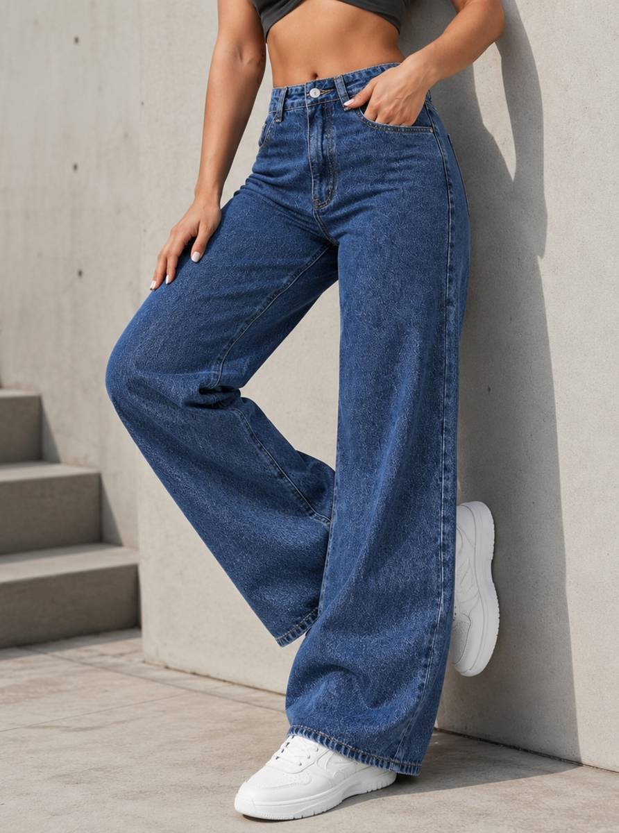 Creation By London Hills Relaxed Fit Women Blue Jeans — photo 4