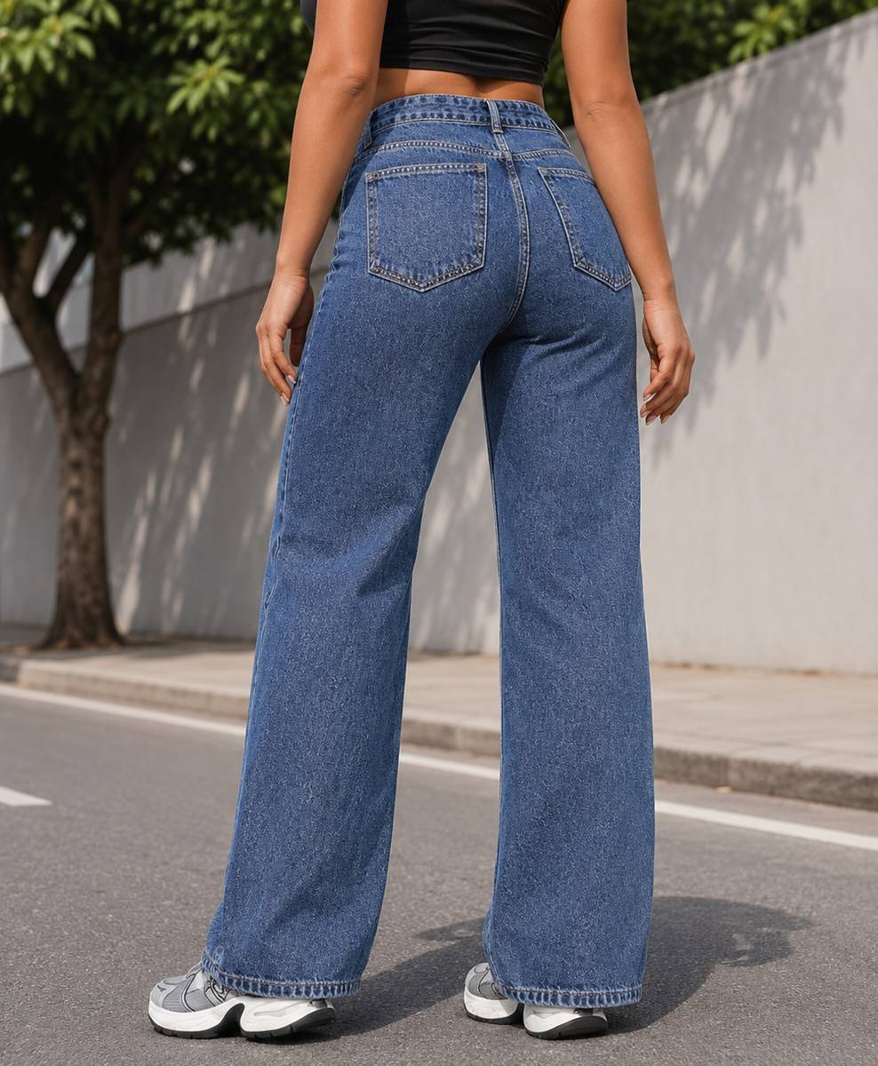 Creation By London Hills Relaxed Fit Women Blue Jeans — photo 2