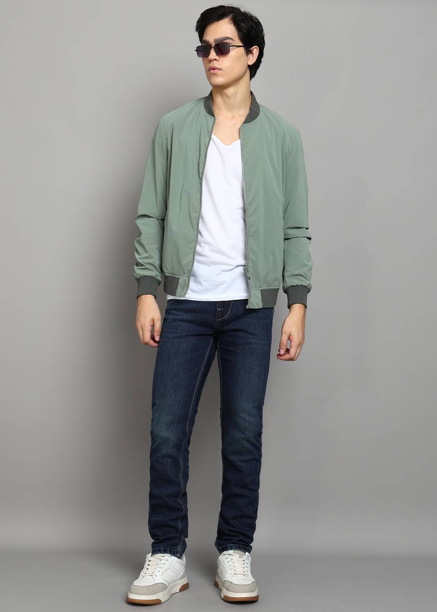 Slim Men Dark Blue Jeans — photo 2