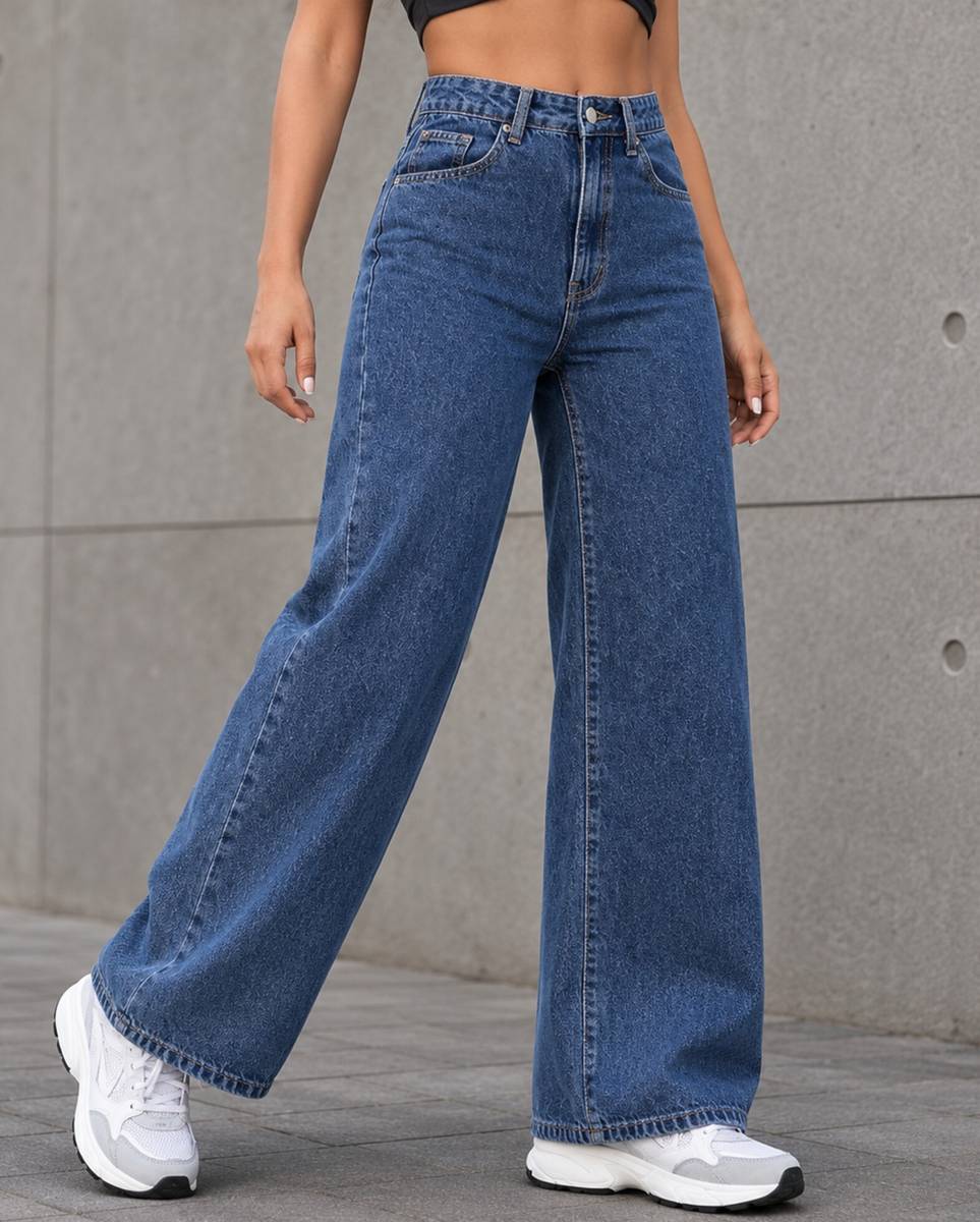 Creation By London Hills Relaxed Fit Women Blue Jeans