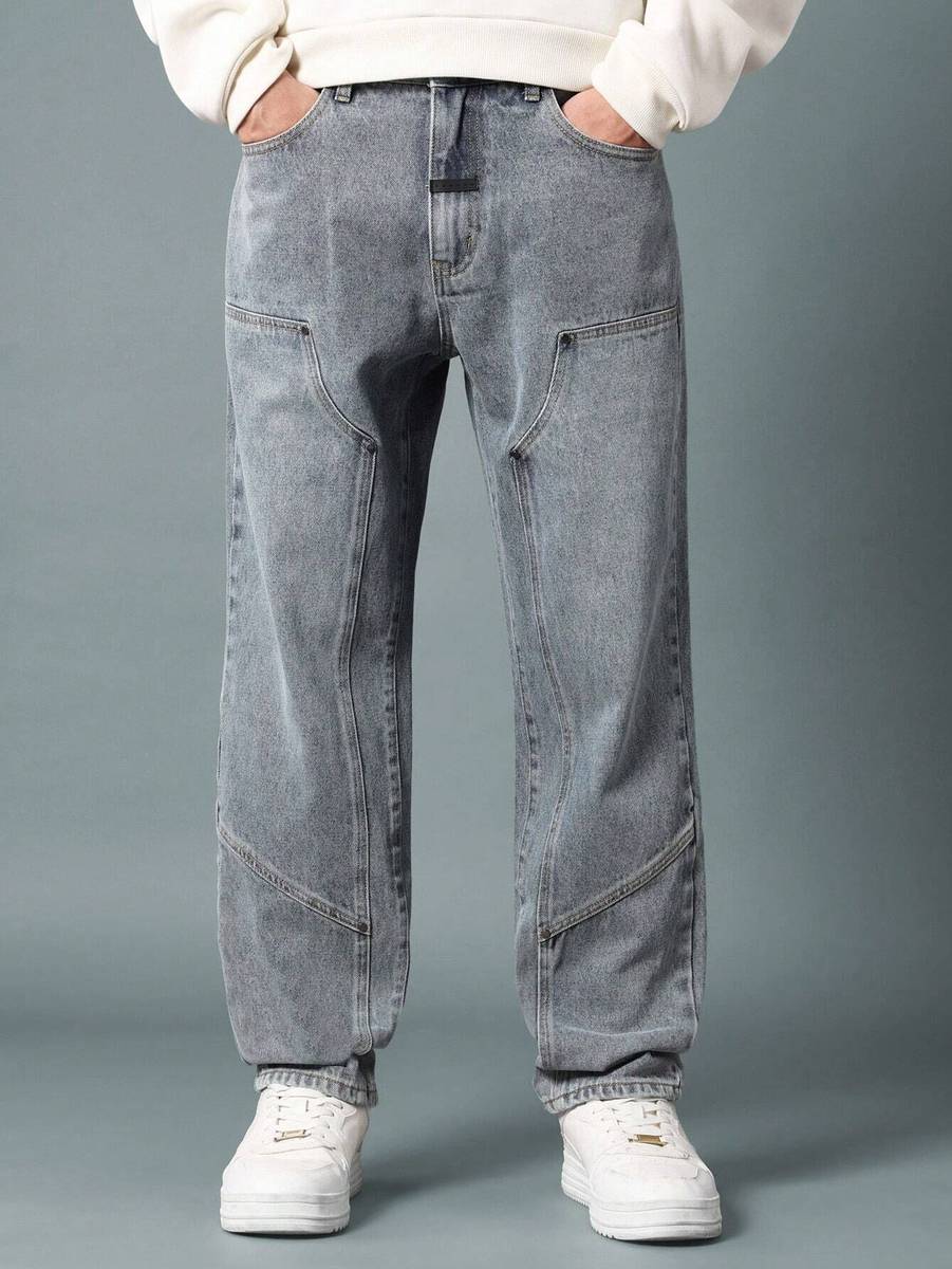 Leriya Fashion Relaxed Fit Men Grey Jeans