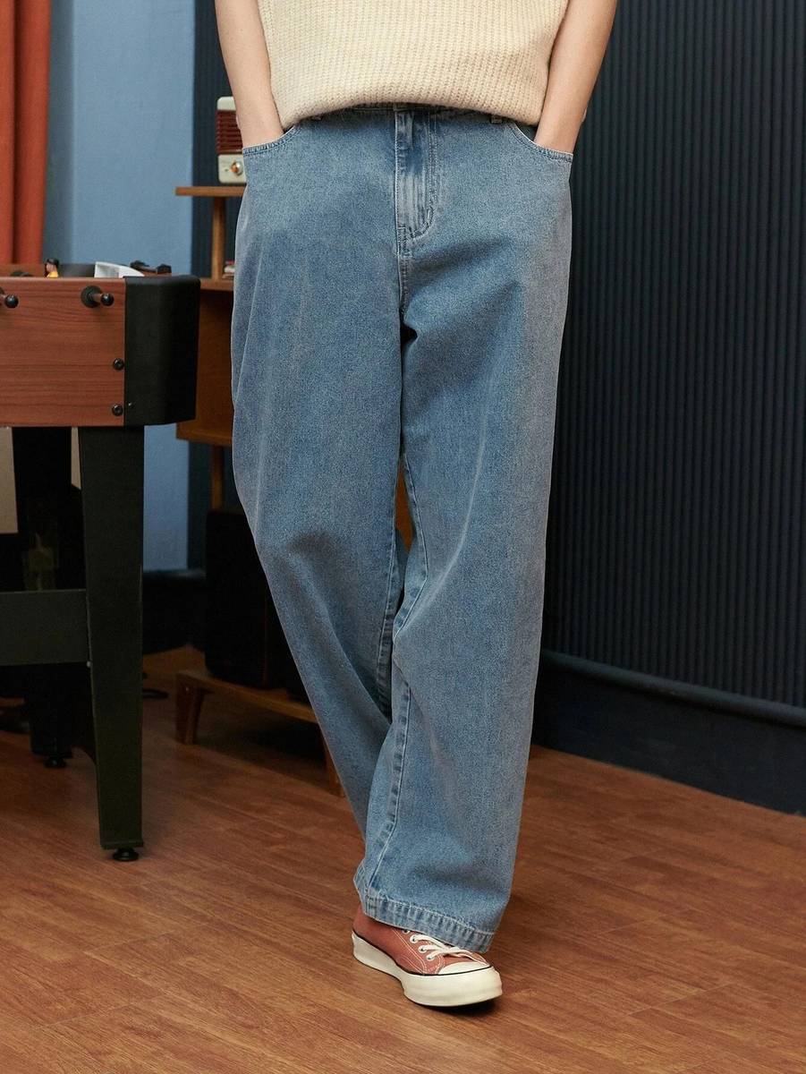 KOTTY Loose Fit Men Light Blue Jeans