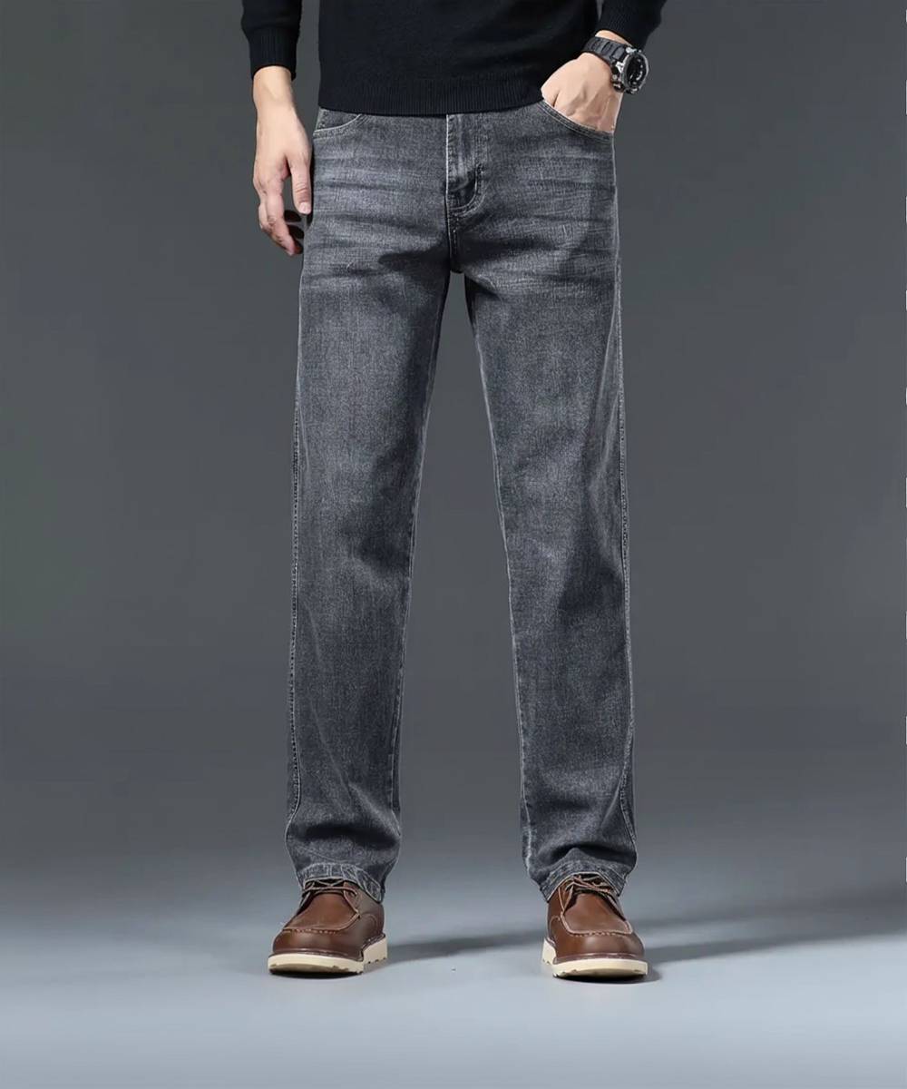Leriya Fashion Straight Fit Men Grey Jeans