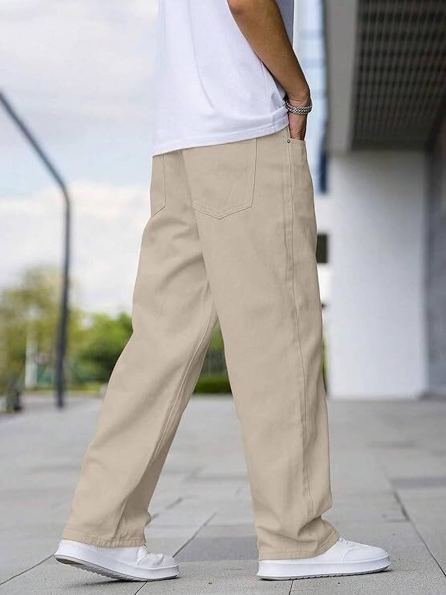 CABRRR Regular Men Beige Jeans — photo 2