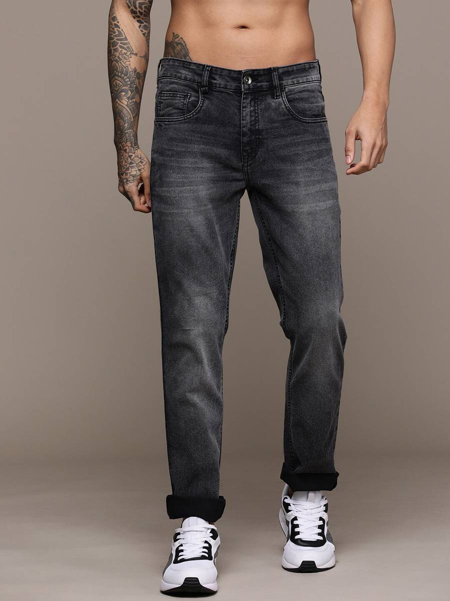 Roadster Slim Men Black Jeans