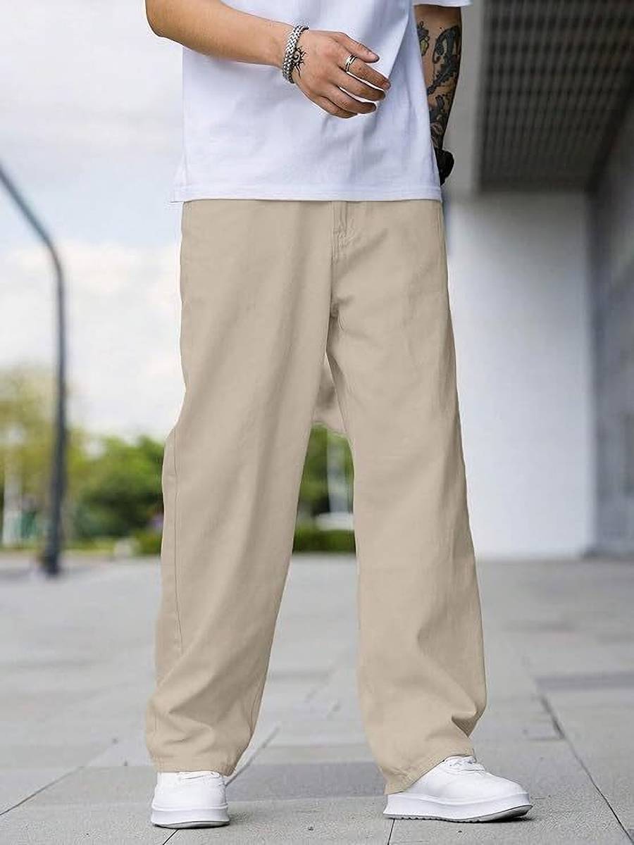 CABRRR Regular Men Beige Jeans — photo 4