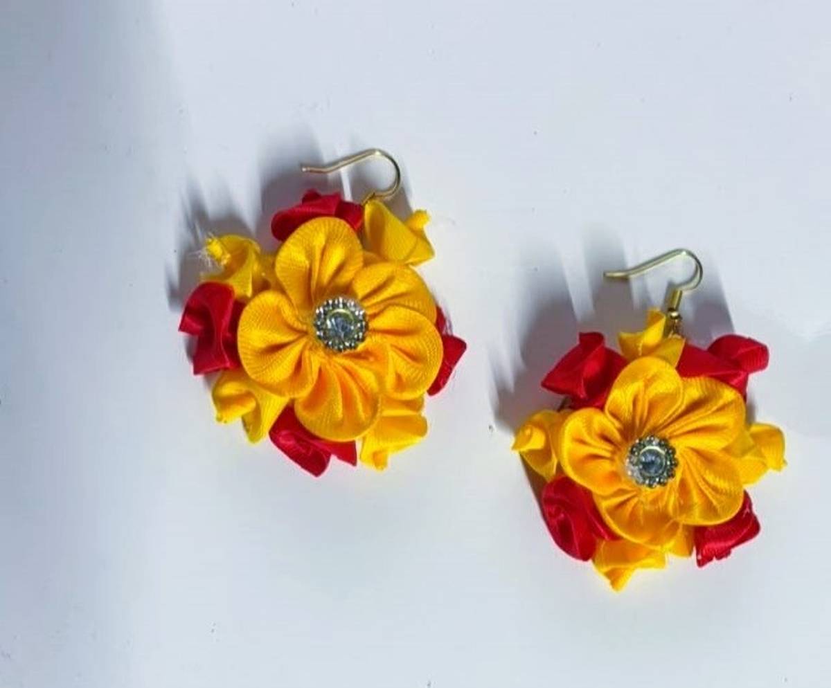 NAMITAENTER Fabric Multicolor Jewellery Set — photo 3