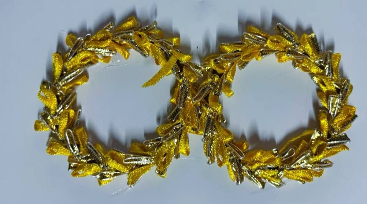 NAMITAENTER Fabric Multicolor Jewellery Set — photo 4