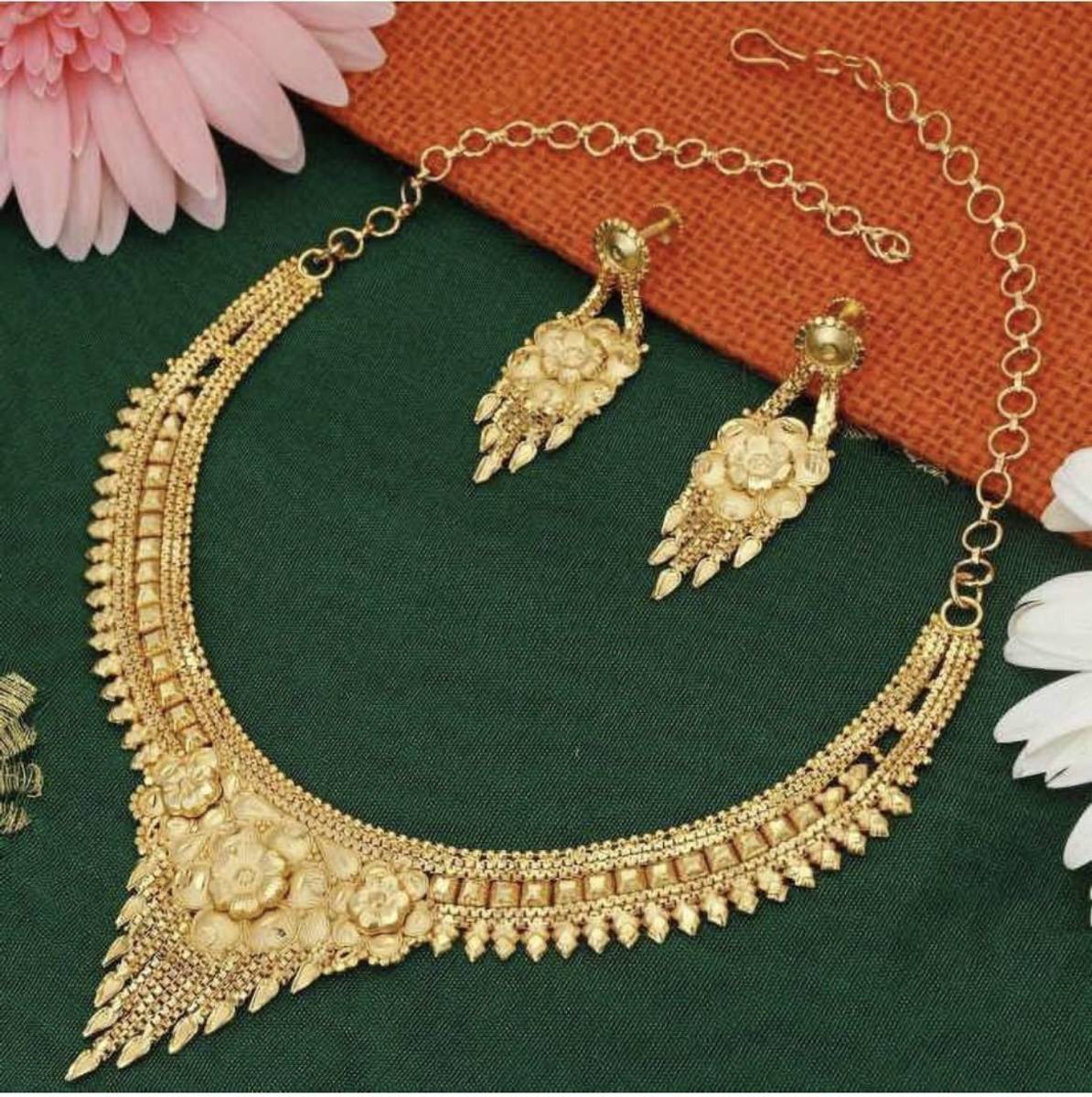 bulsenk Alloy Gold-plated Gold Jewellery Set — photo 4