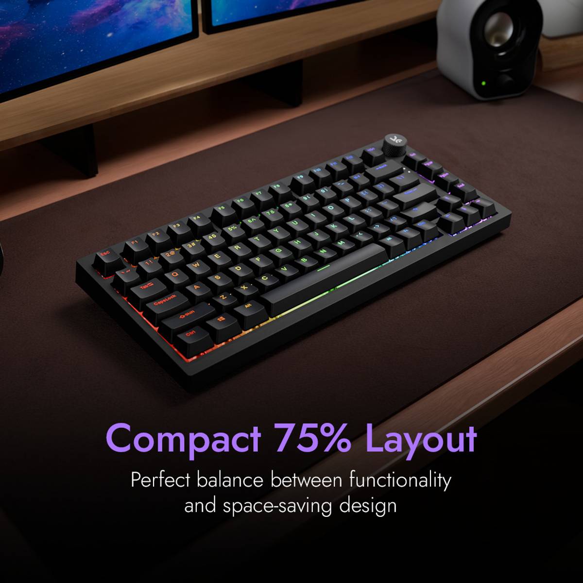 Kreo Swarm 75 Wireless Tenkeyless Gaming Keyboard Compatible with Desktop, Laptop, Mac — photo 2