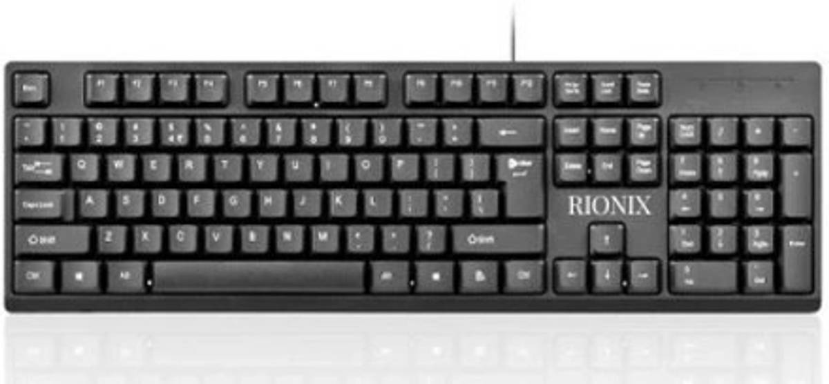 rionix Ritro Gaming Key Wired USB Standard Laptop Keyboard Compatible with Desktop, Laptop, Tablet