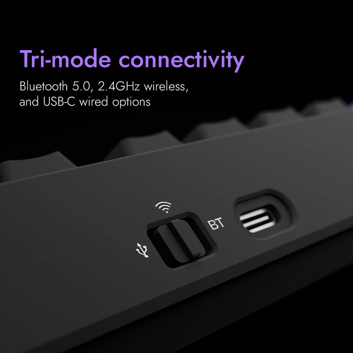 Kreo Swarm 75 Wireless Tenkeyless Gaming Keyboard Compatible with Desktop, Laptop, Mac — photo 4