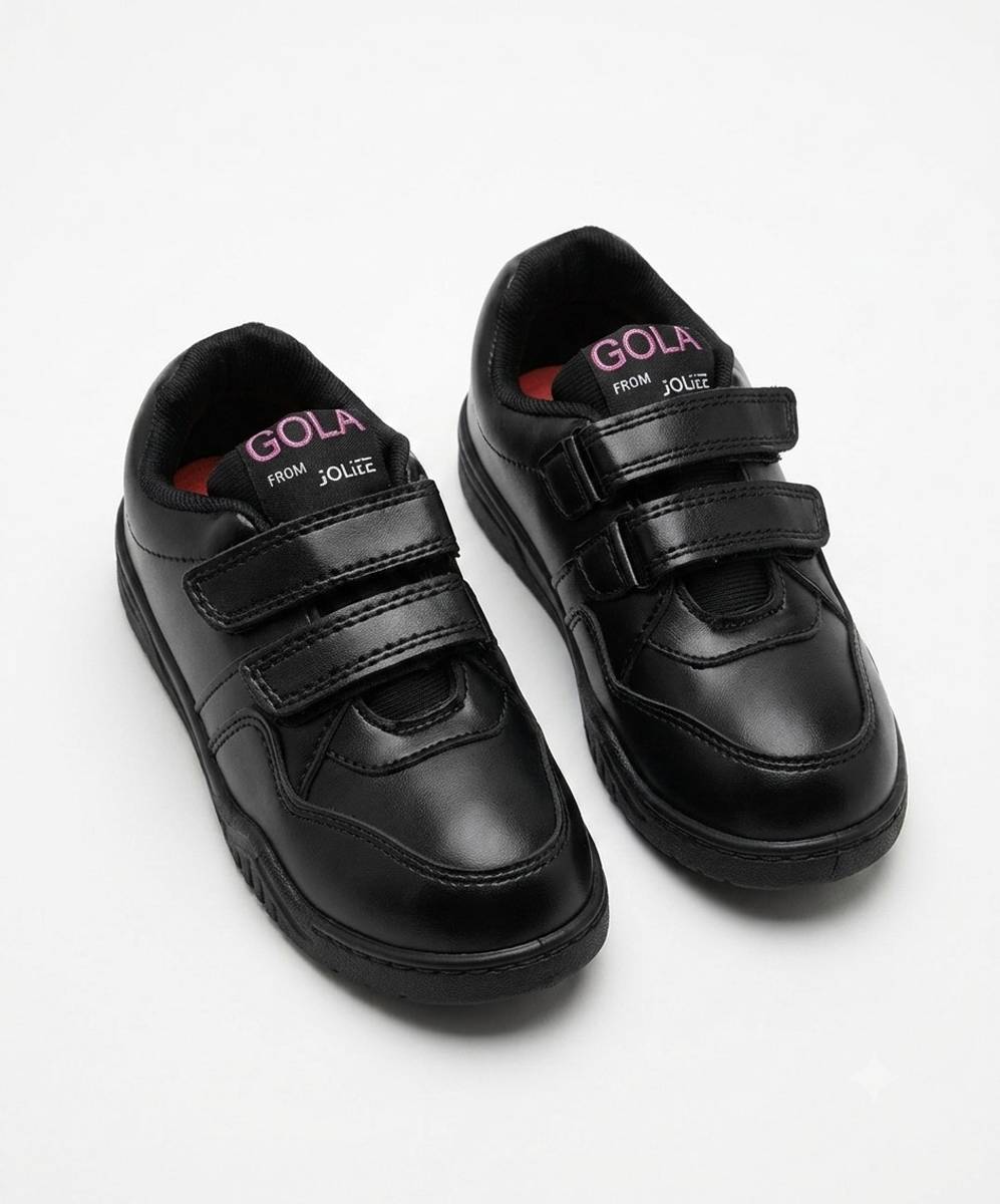 MINITOES Boys & Girls Velcro School Shoes