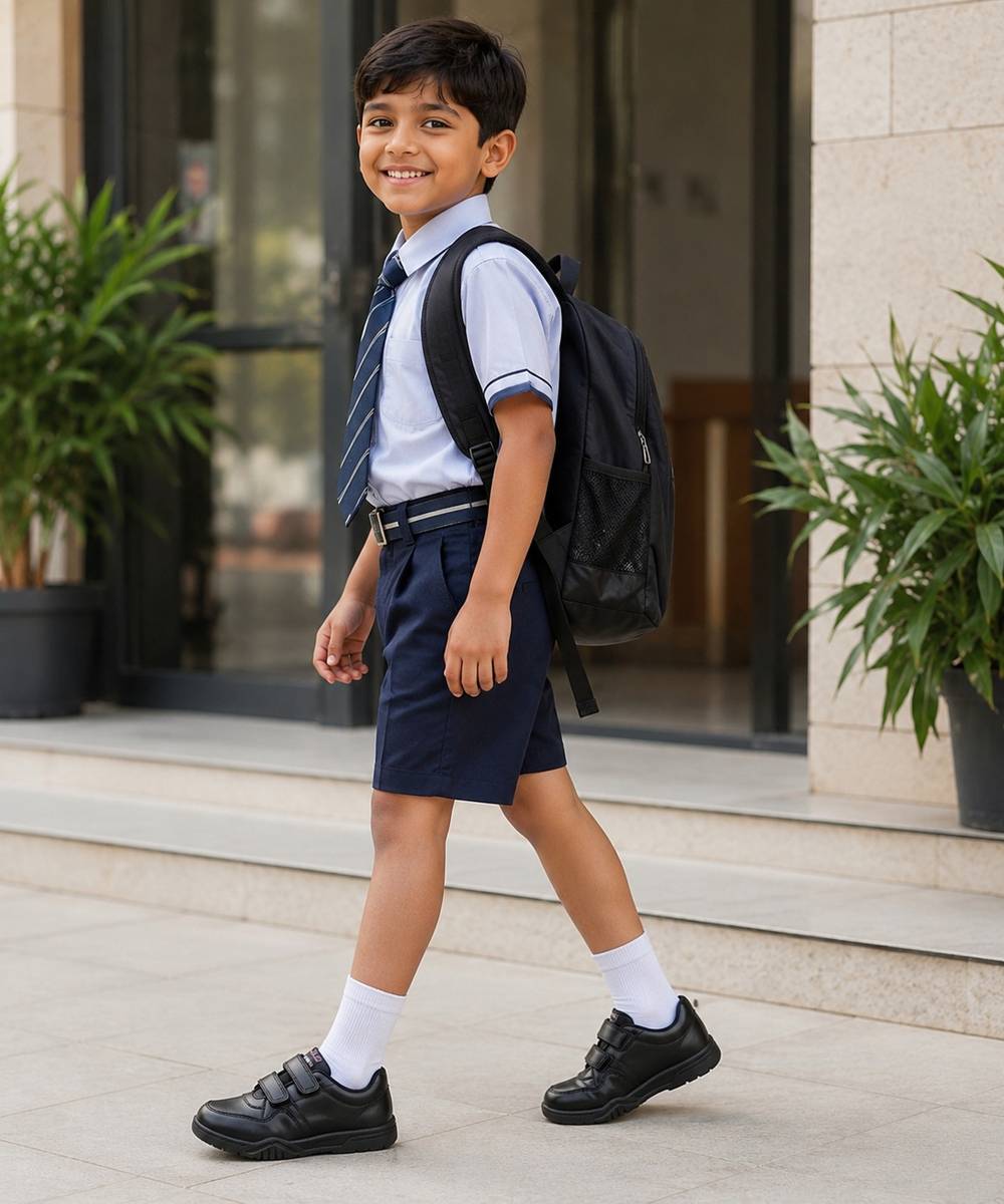 MINITOES Boys & Girls Velcro School Shoes — photo 3
