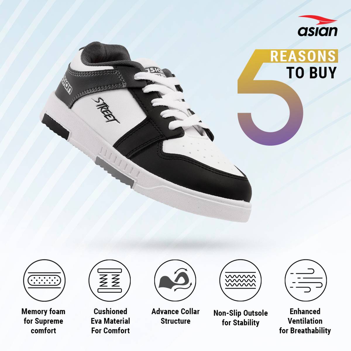 asian Boys Lace Sneakers — photo 2