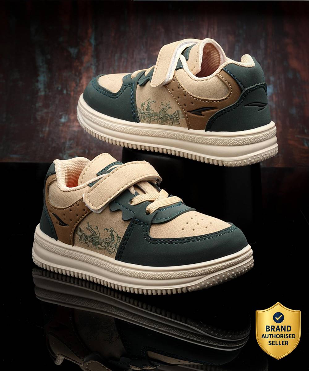 asian Boys & Girls Velcro Sneakers