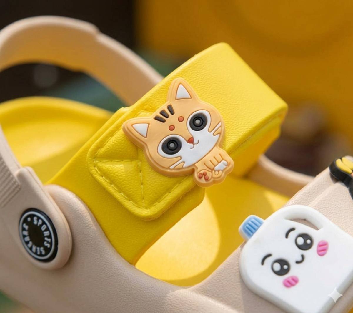 AHUJAnSONS Girls Velcro Clogs — photo 3