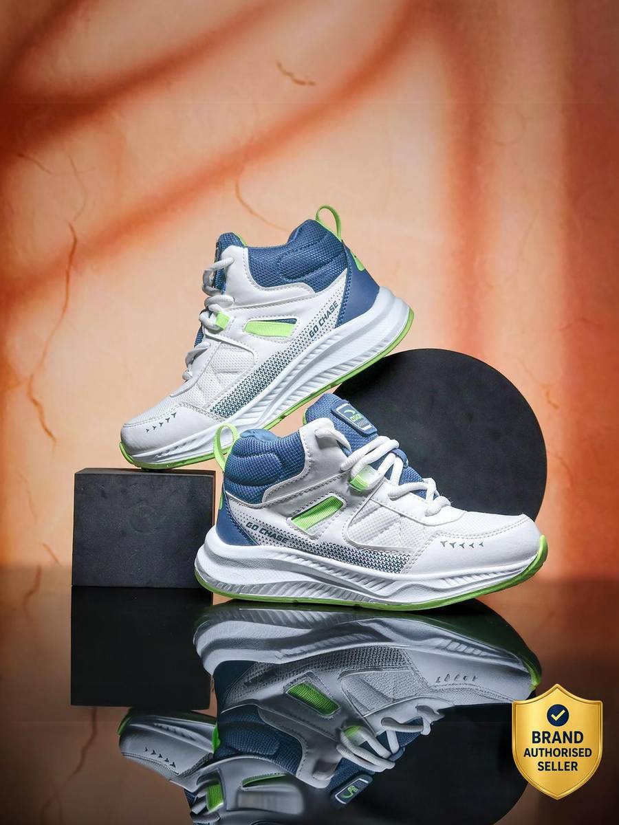 asian Boys Lace Running Shoes