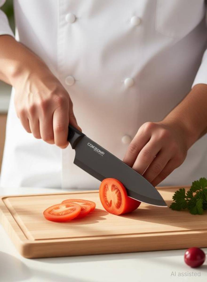 3 Pc Steel Knife Set vegetable knife — photo 3