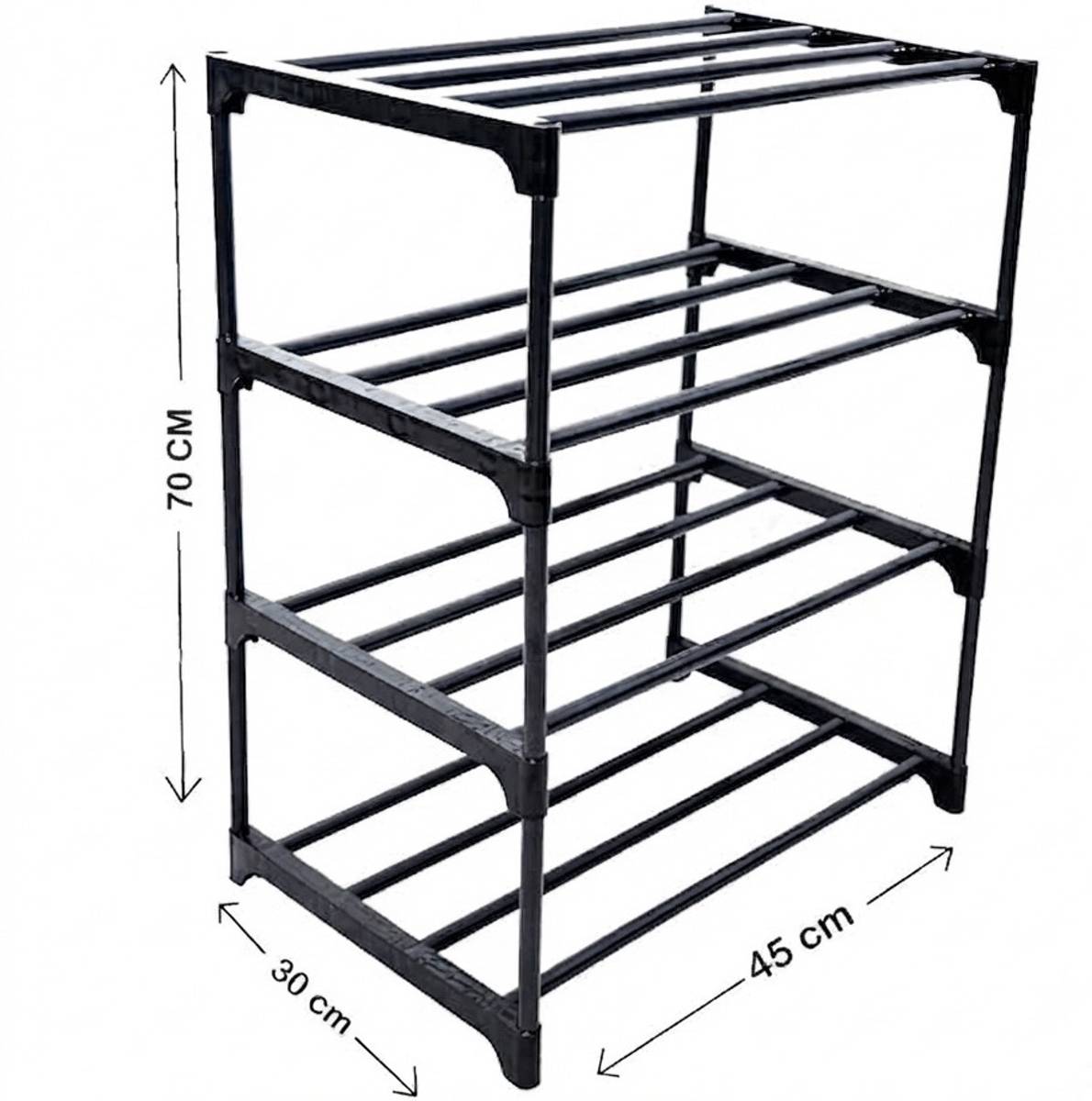 Cutlery Kitchen Rack Plastic 4 LAYER MULTIPURPOSE RACK — photo 3
