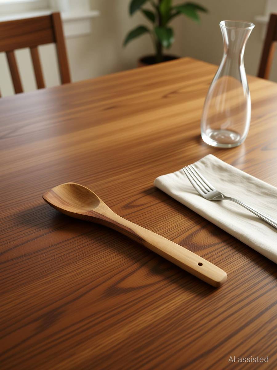 DECORASIA Non Chemical Pure Wooden Spoon set for Cooking Kitchen Tool Set