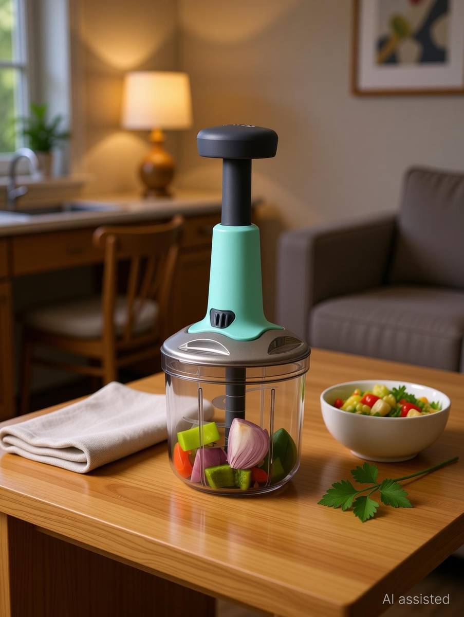 Vegetable (Onion, Chilly) & Fruit Chopper/Cutter Kitchen Tool Set