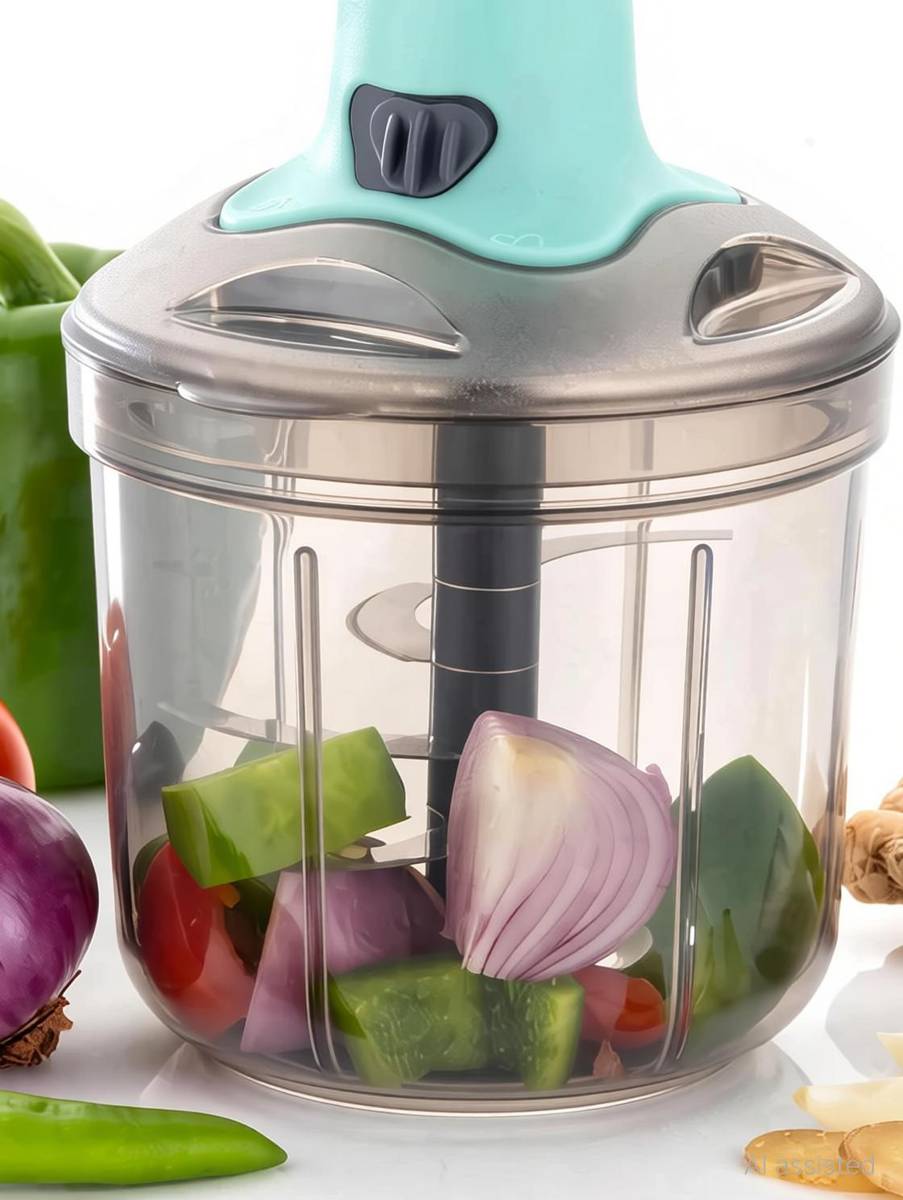 Vegetable (Onion, Chilly) & Fruit Chopper/Cutter Kitchen Tool Set — photo 3