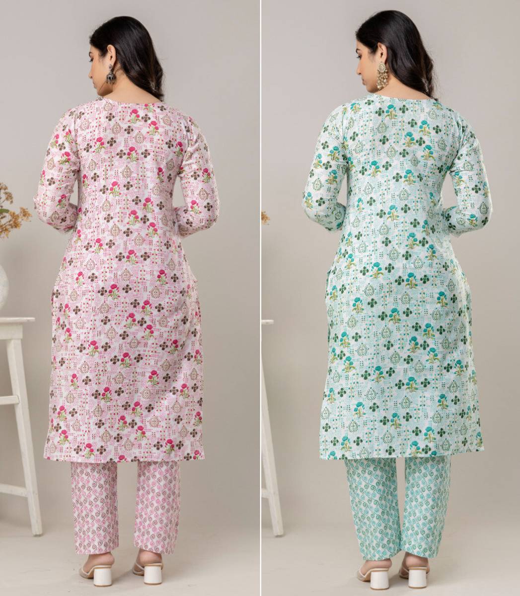 SN FASHION ATTIRE Women Floral Print A-line Kurta — photo 2