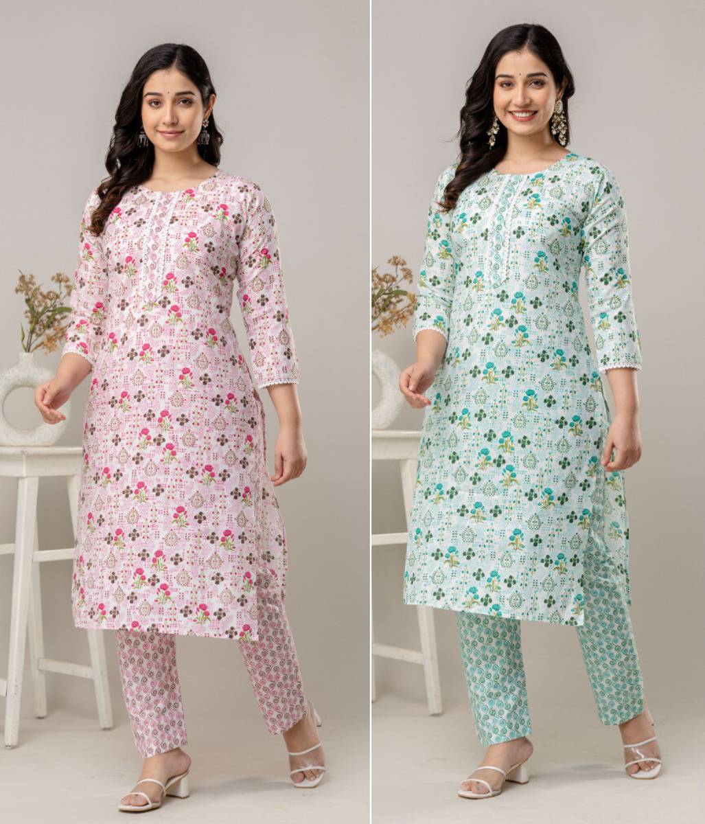 SN FASHION ATTIRE Women Floral Print A-line Kurta — photo 3