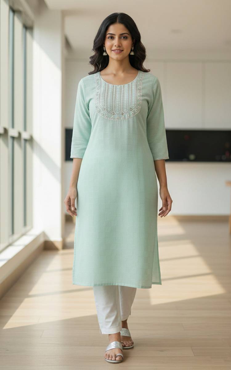 SHAB Women Printed Straight Kurta — photo 5